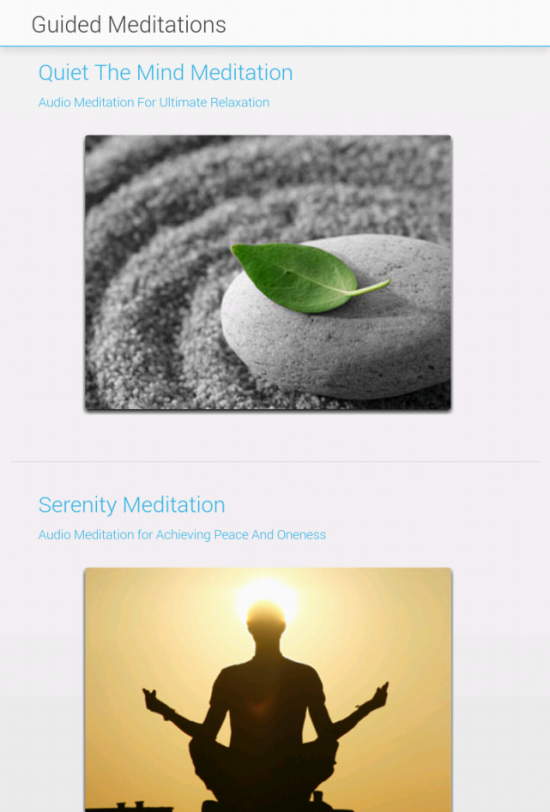 Guided Meditations for Android